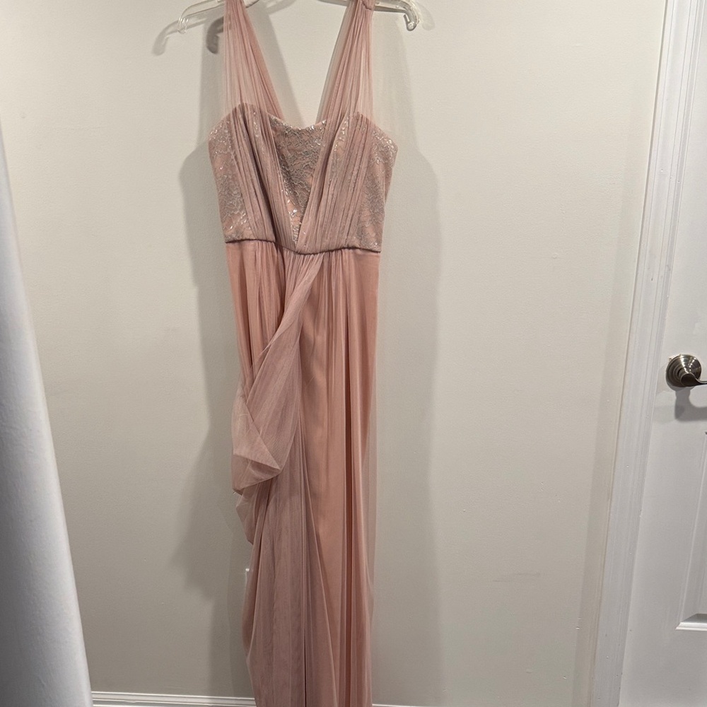 Vera Wang Strapless Blush Gown